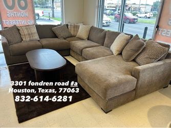 BROWN NEW COUCH