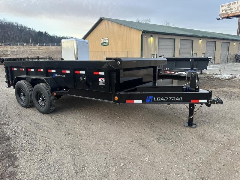 2025 Load Trail 83 X 14 Low Pro Dump Trailer With Tarp / Ramps