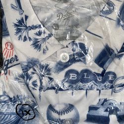 DODGERS 2024 LUAU HAWAIIAN SHIRT XL