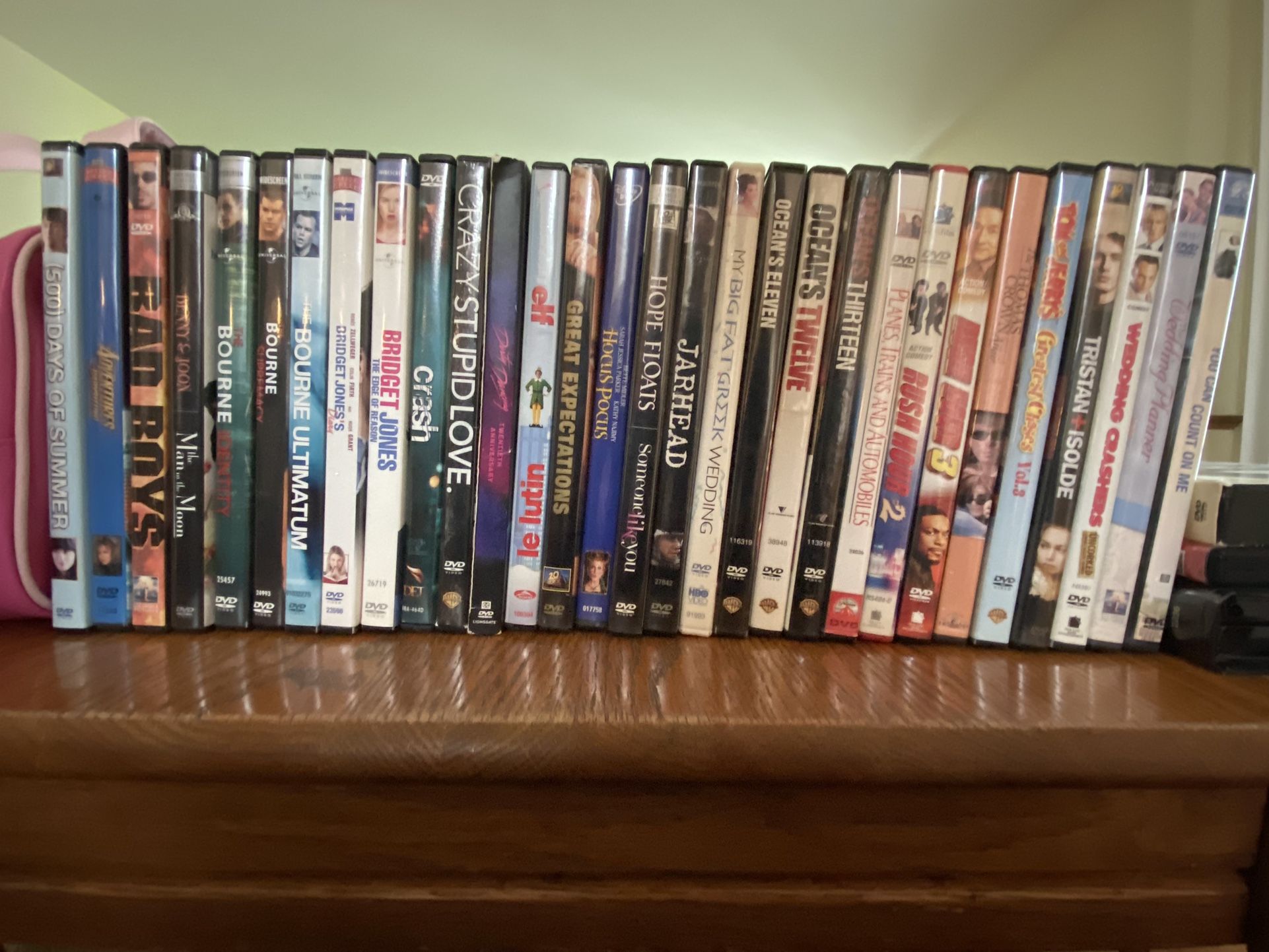 Used DVDs - including Ocean’s 11, Jason Bourne and Rush Hour series - GOOD CONDITION