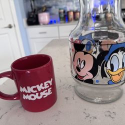 Mickey Mouse Mug And Pitcher 