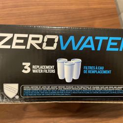 Zero Water Filter Replacement Genuine Brand $10/ Filter.  