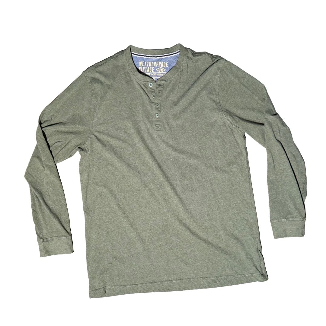 WP Weatherproof Long Sleeve  Henley Tee Size XL
