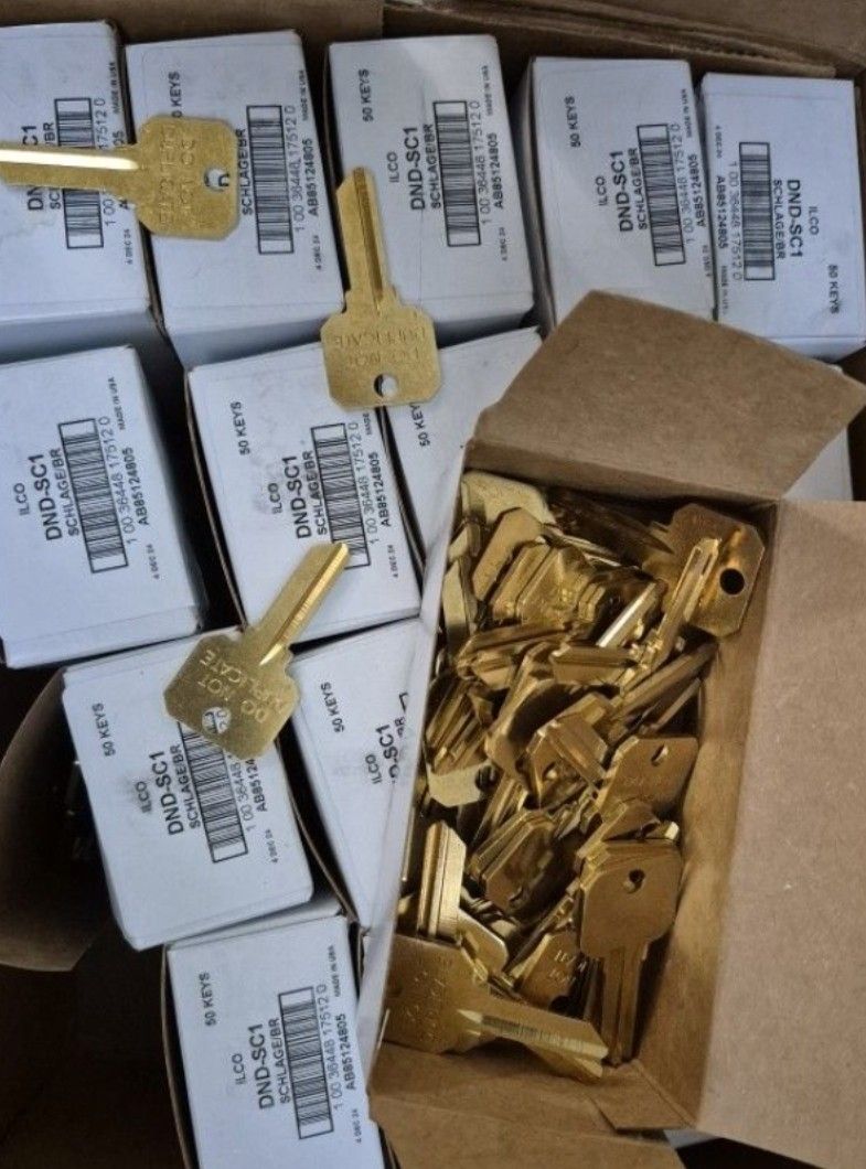 DND-SC1 Schlage " Do Not Copy " Key Blanks