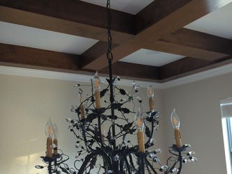 Black chandelier