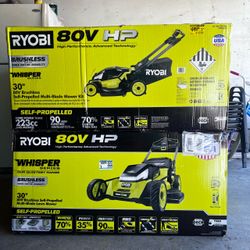 Ryobi 80V HP 30" Self-Propelled Lawn Mower Kit