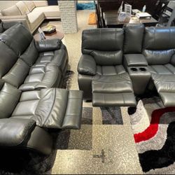 COMFY NEW RECLINING SOFA AND LOVESEAT SET ON SALE ONLY $1299. IN STOCK SAME DAY DELIVERY 🚚 EASY FINANCING 
