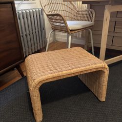 Rattan Side Table / Ottoman 