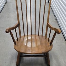 Vintage Windsor-Style Rocking Chair 