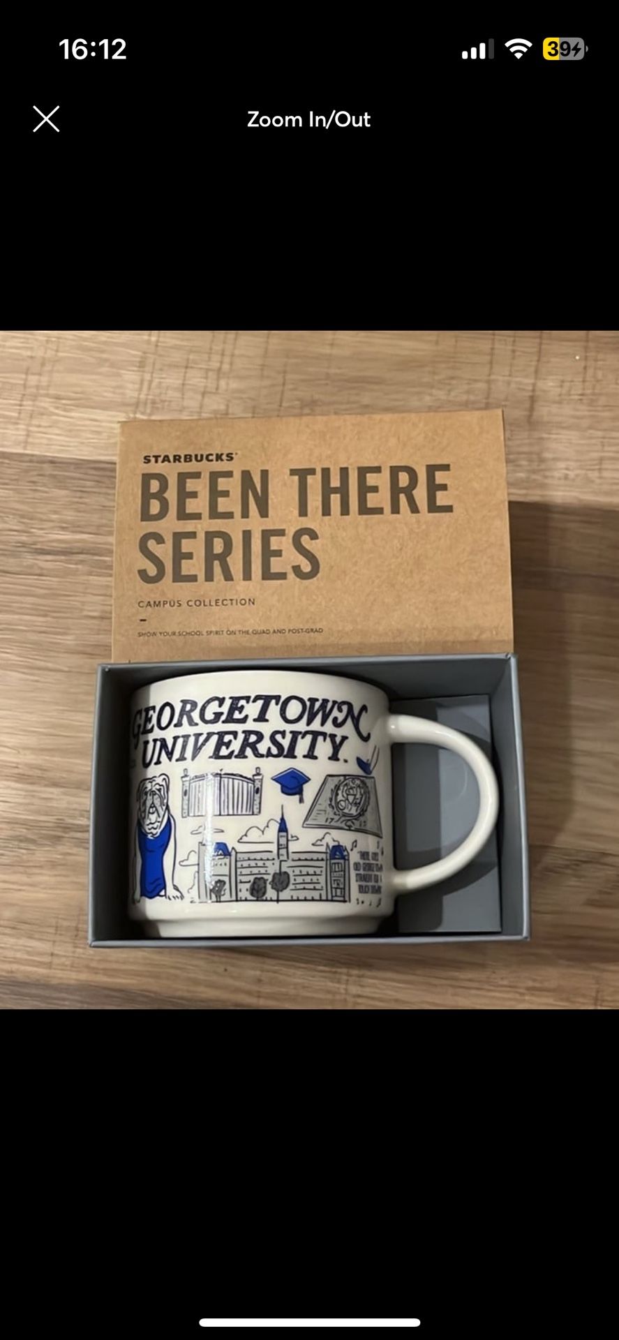 Starbucks Been There Series Georgetown University Mug