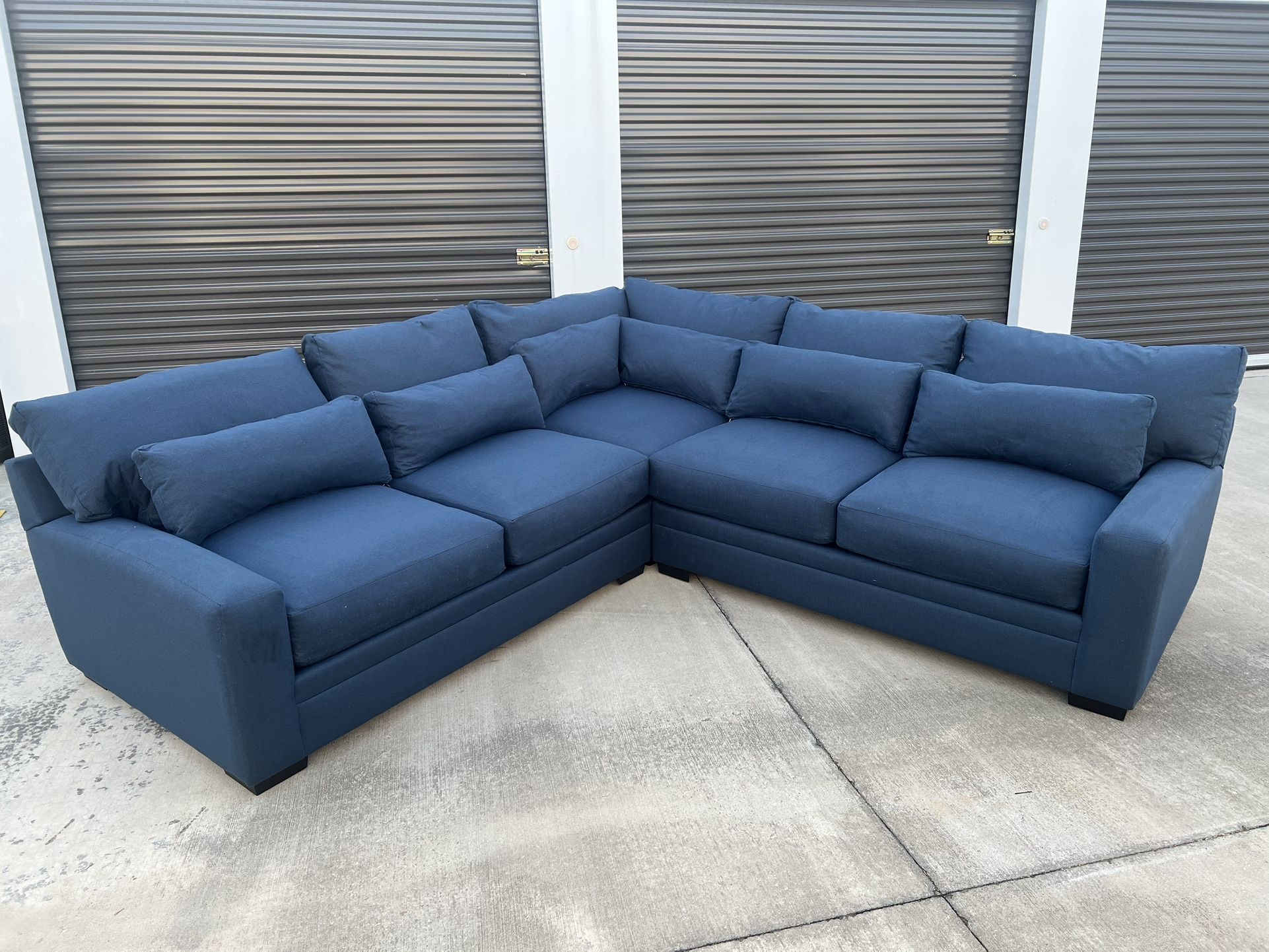Premium Feather Sectional, FREE DELIVERY