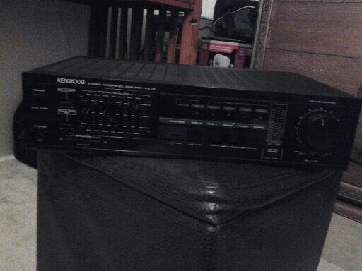 Kenwood stereo double cassette deck KX-57W