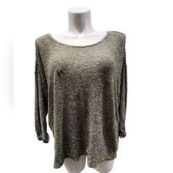 Torrid Size 5 Heather Gray Long Sleeve Top