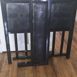 Twin Size Metal Frame With Headboard And Footboard