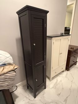 Tall Black Cabinet / Dresser