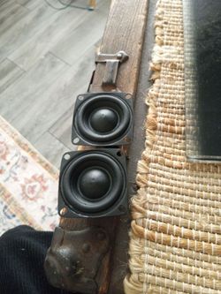 Two 2 inch minni speakers