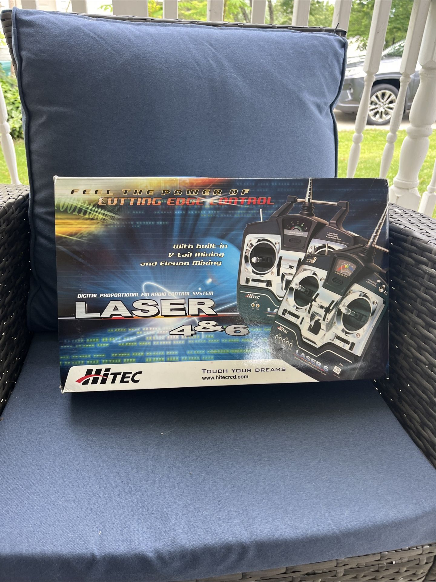 HITEC LASER 4 FM Channel Radio Control System RCTransmitter Plane Helicopter NIB-Multiple quantiies available