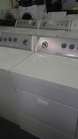 Whirlpool grey face washer and dryer