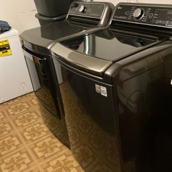LG Direct Dry Washed Machine And LG Sensor Dry Dryer Machine 