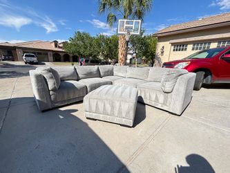Gray Sectional Couch - Free Delivery