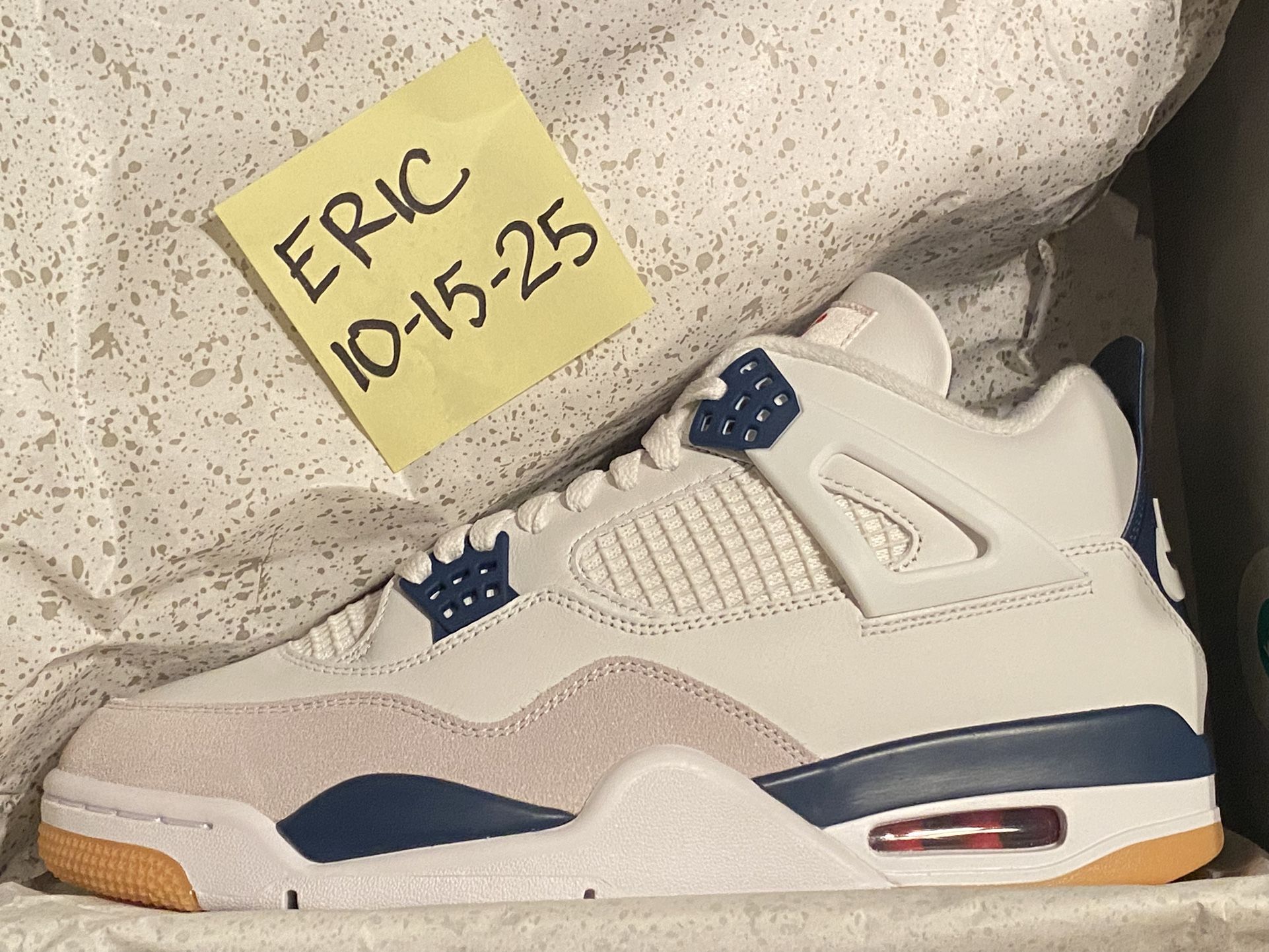 Nike SB x Air Jordan 4 Retro SP Navy size US 10 PURCHASED FROM NIKE SNKRS APP