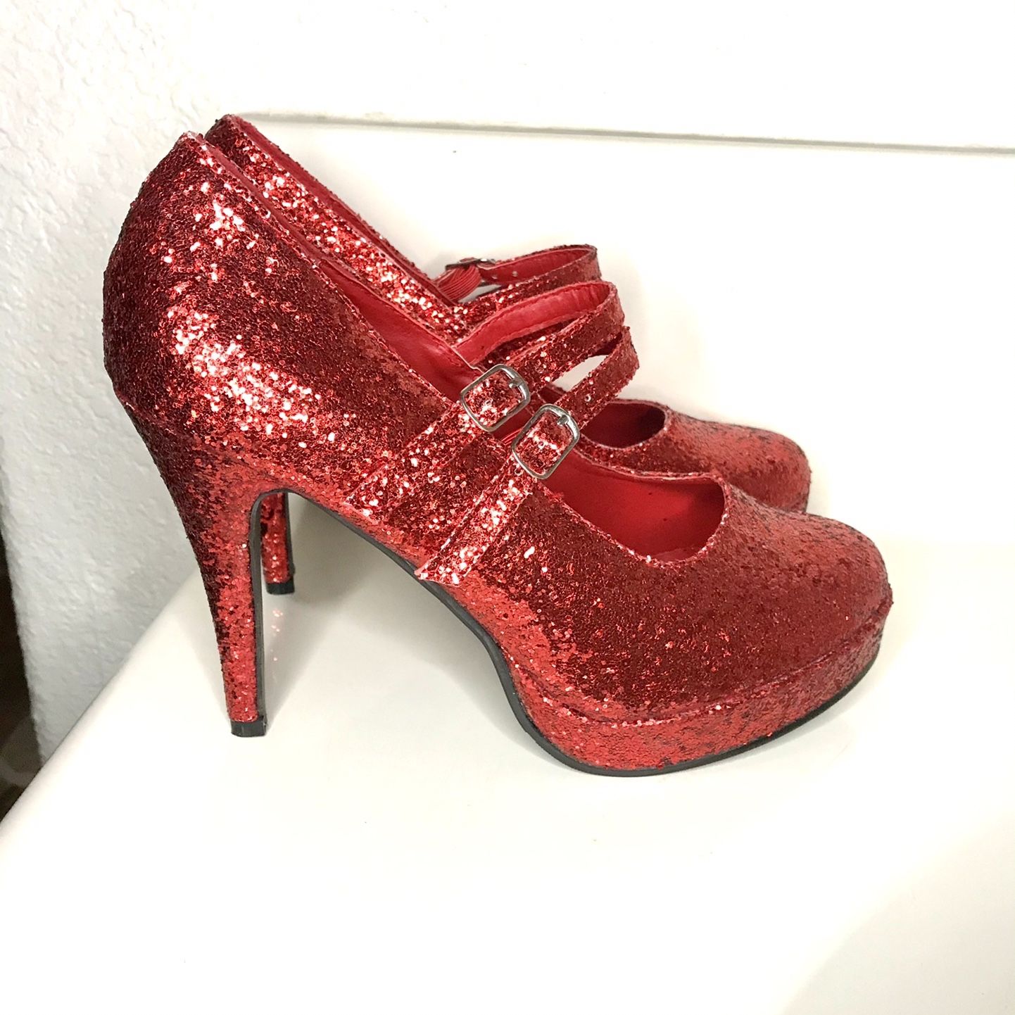 Red Dorothy Sparkle High Heels - Stilettos