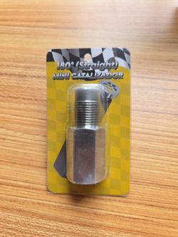 180° (Straight) MINI CATALIZADOR O2 Sensor Spacer CEL FIX P0420 P0430 P0042 Code