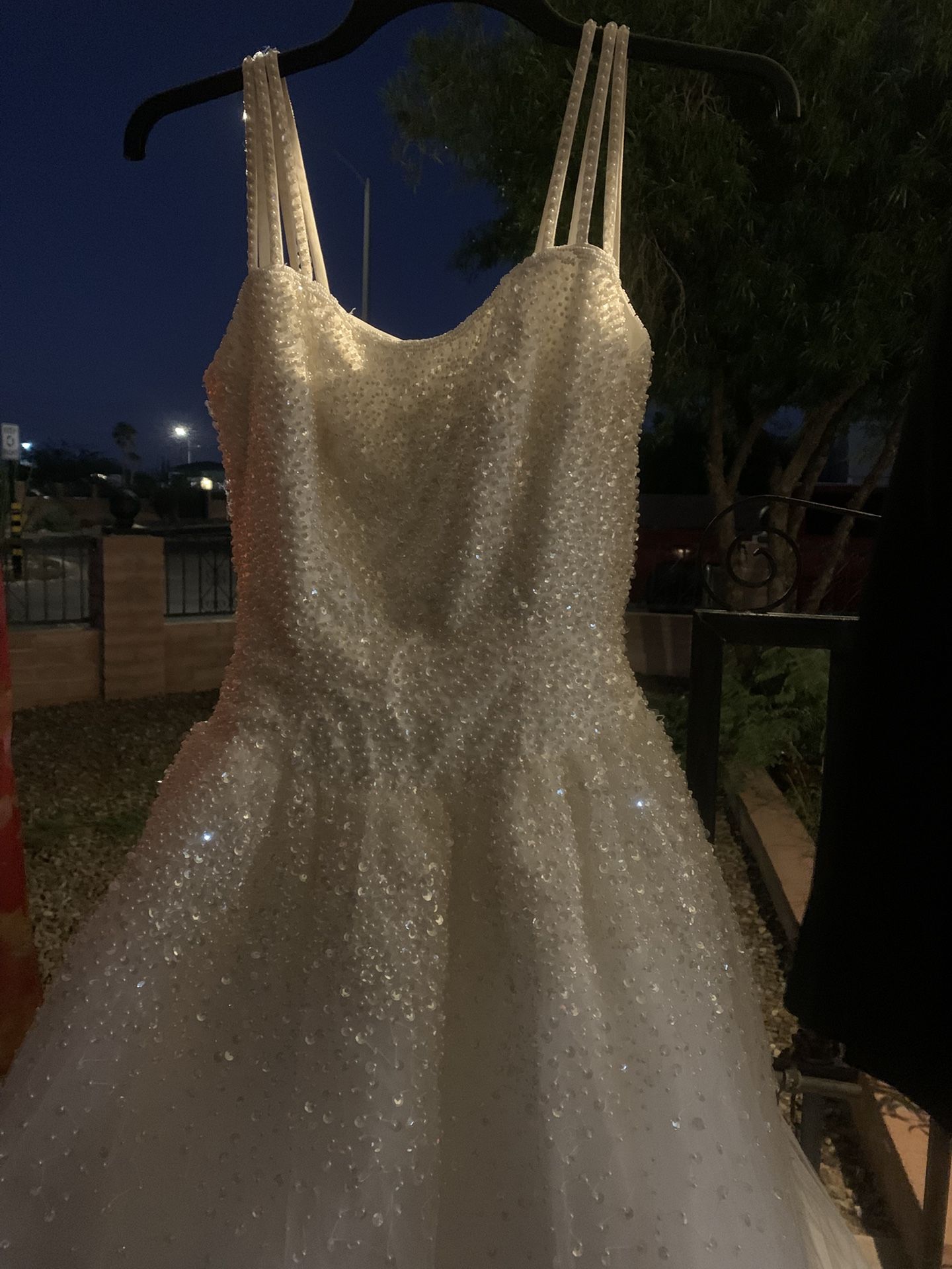 Cache Wedding Dress $100