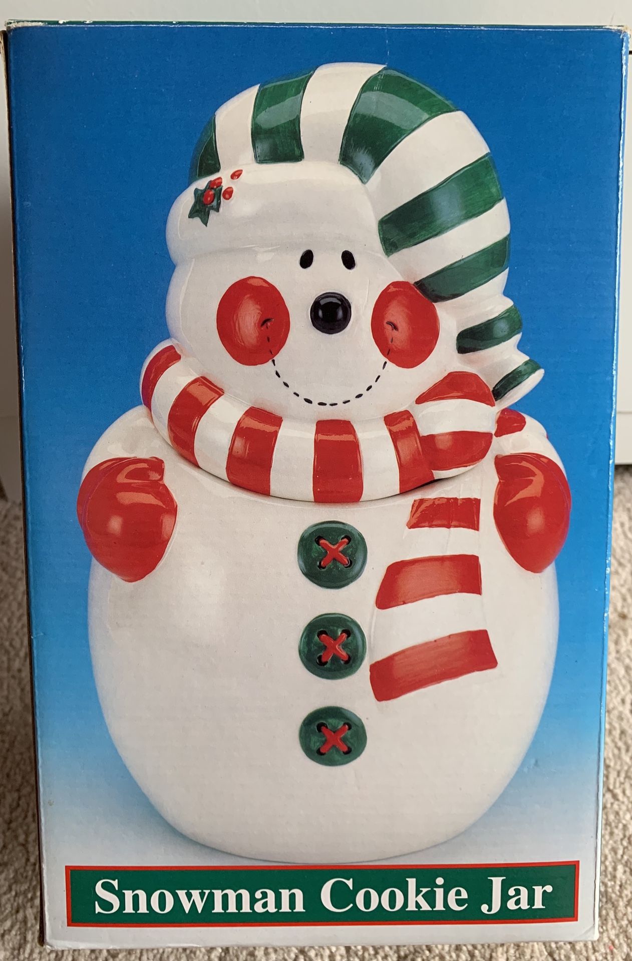 Snowman cookie Jar