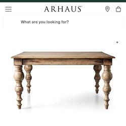 Arhaus Francis Dining Table 