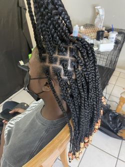 Box Braid Hair