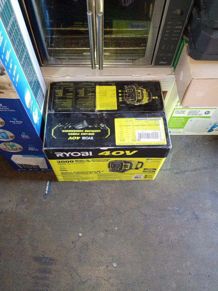 Ryobi Generator 40v 3000watt