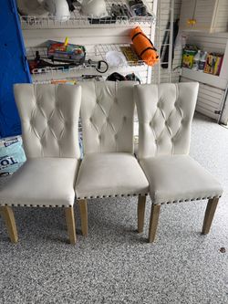 Dining Chairs (set of 3) $10 each