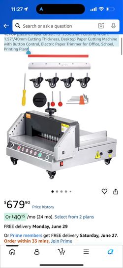 ❤️‍🔥 Electric Paper Cutter,