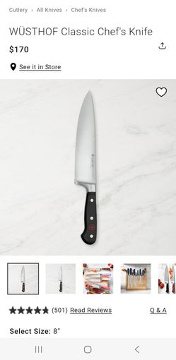 Wustof 8" Chef knive