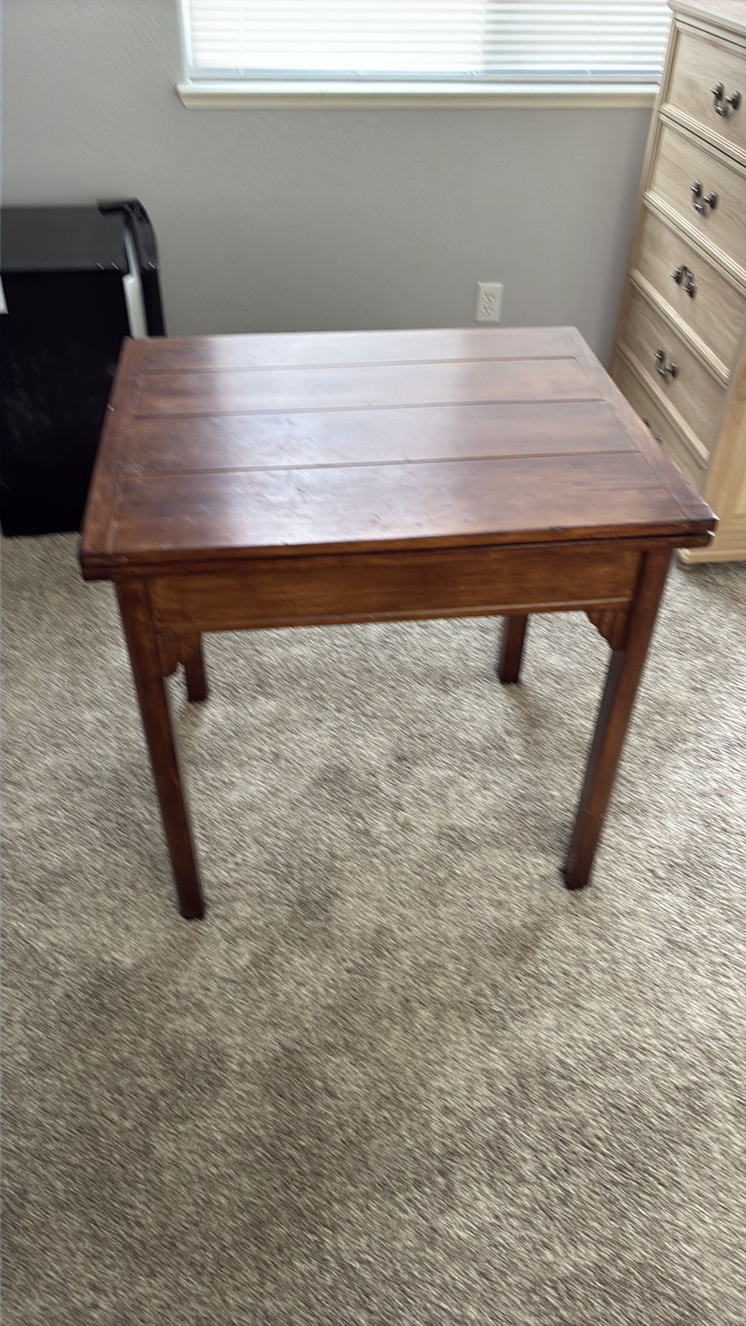 Wood Table and a serving table