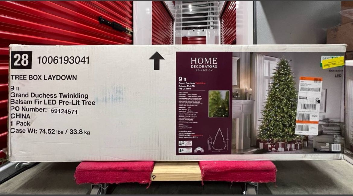 Brand New 12 ft. Pre Lit Grand Duchess Twinkling Balsam Fir Artificial Christmas Tree