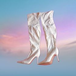 Women's Over The Knee High Heel Boots By Delicious Size 7