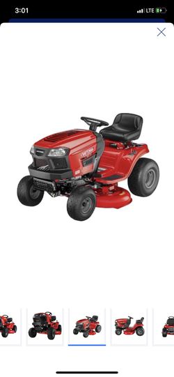 Riding Lawn Mower with Mulching Capability (Kit Sold Separately)