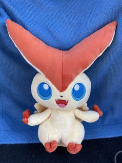 RARE 2011 Takara Tomy Talking Pokemon VICTINI Plush Toy ~ Voice Box Works!