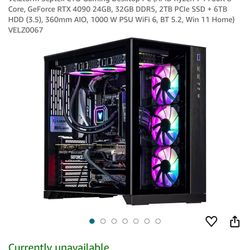 Velztorm Septex CTO Gaming Desktop PC (AMD Ryzen 7 7700X 8-Core, GeForce RTX 4090 24GB, 32GB DDR5, 2TB PCIe SSD + 6TB