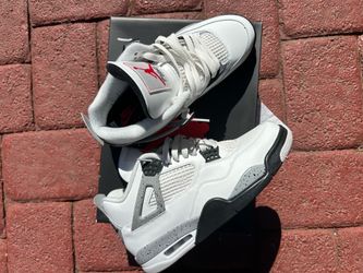 Jordan 4 White Cement