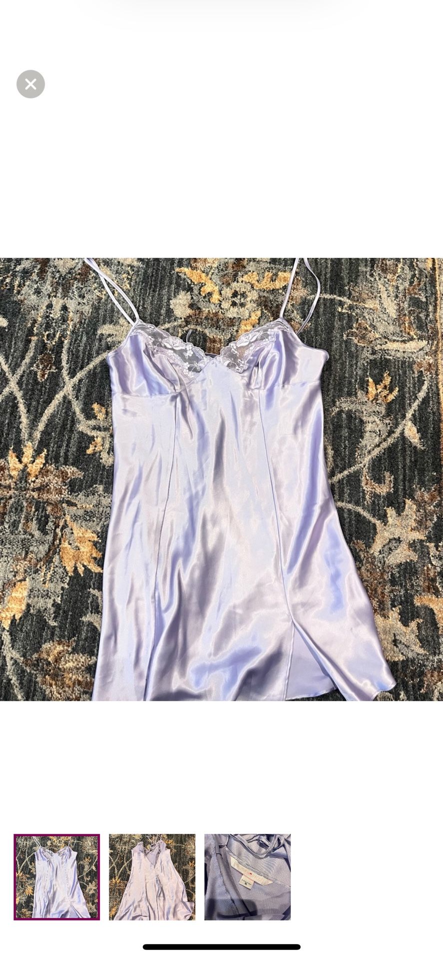 Victorias Secret Chemise Satin Nightgown