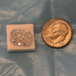 New Loose Certified 5.02 Carat Cushion Cut Lab Diamond F VS1