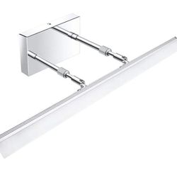 Aipsun 24in LED Bathroom Light Chrome With White Acrylic New