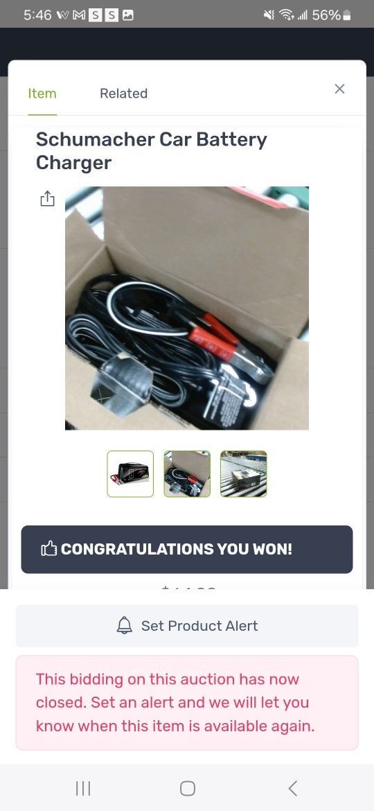 Car Battery And Charger