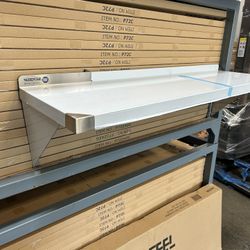 Wall Mount Shelves NSF stainless Steel Nordsteel Brand 