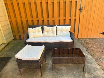 3-Piece Outdoor Patio Furniture Set — $110