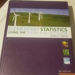 Elementary Statistics using the TI-83/84 plus calculator 