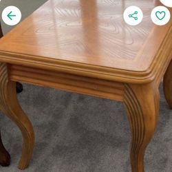 Set Of Wooden End tables